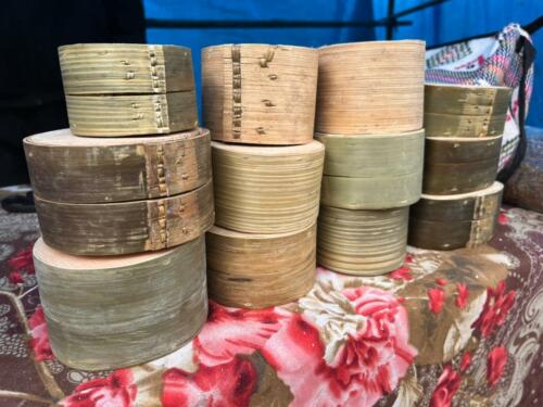 Bamboo containers